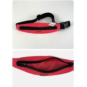 Victoria's Secret PINK Slim Running Fanny Pack Adjustable Pink Gym Nylon/Mesh